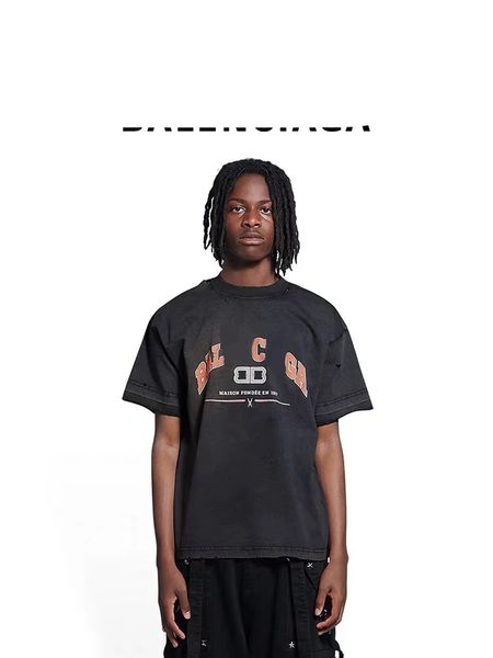 2023new men's letter print t shirt grey fashion designer summer short sleeve size xs, White;black
2023new men's letter print t shirt grey fashion designer summer short sleeve size xs, White;black