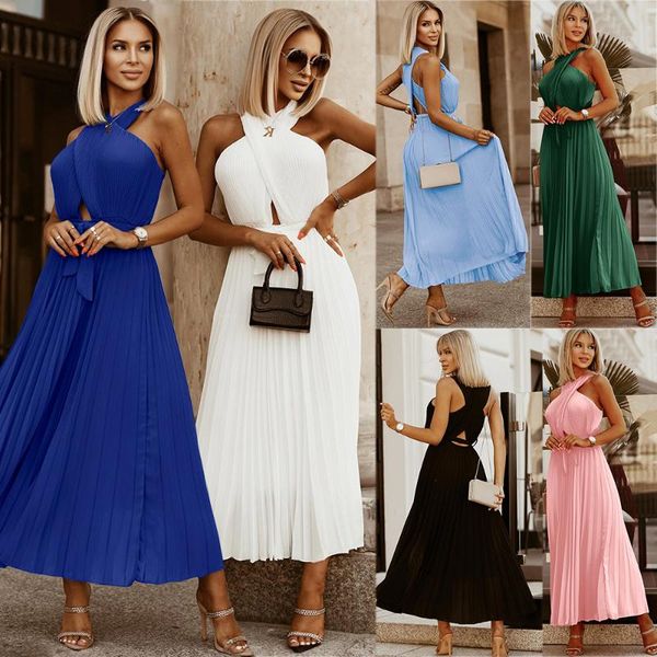 party dresses summer elegant designer cross wrap chest pleated skirt chiffon long white dress women's hollow out shoulders, White;black
party dresses summer elegant designer cross wrap chest pleated skirt chiffon long white dress women's hollow out shoulders, White;black