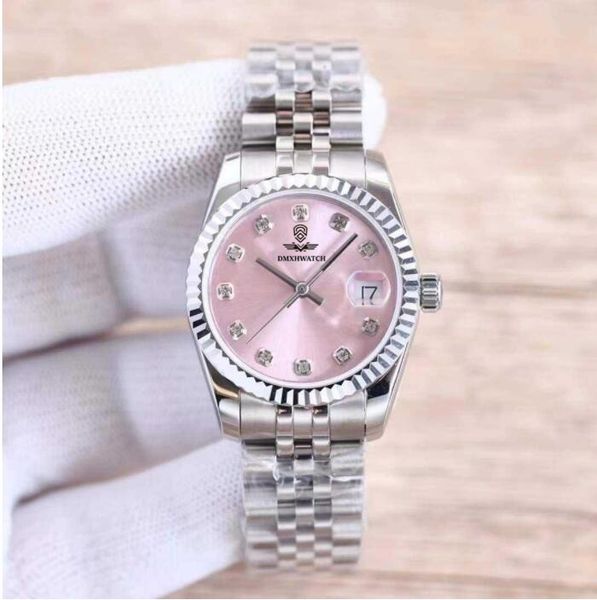 lady watch 26mm dial date fashion mens women watch sapphire mechanical automatic watches stainless steel bracelet casual wristwatch, Slivery;brown
lady watch 26mm dial date fashion mens women watch sapphire mechanical automatic watches stainless steel bracelet casual wristwatch, Slivery;brown