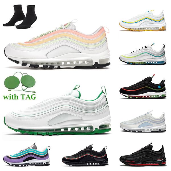 2021 fashion running shoes women mens 97s trainers melon tint barely volt atomic pink white pine green mschf satan undefeated big size us 12
2021 fashion running shoes women mens 97s trainers melon tint barely volt atomic pink white pine green mschf satan undefeated big size us 12