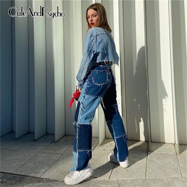 streetwear women's bodycon jeans fashion patchwork harajuku aesthetic pants jeans high waisted denim jeans cuteandpsycho lj201125, Black;white
streetwear women's bodycon jeans fashion patchwork harajuku aesthetic pants jeans high waisted denim jeans cuteandpsycho lj201125, Black;white