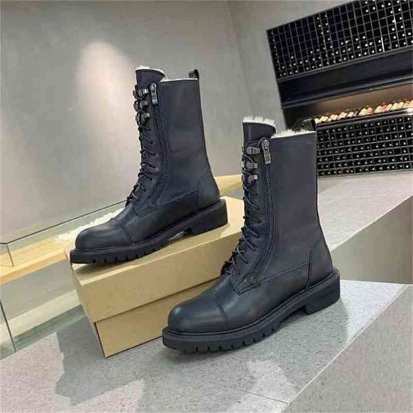 boots winter handsome british style thin thick bottomed plush motorcycle martin boots women's wool warm short, Black
boots winter handsome british style thin thick bottomed plush motorcycle martin boots women's wool warm short, Black