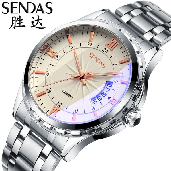 2022 net popular watch men's waterproof quartz luminous fashion watch a7, Slivery;brown
2022 net popular watch men's waterproof quartz luminous fashion watch a7, Slivery;brown