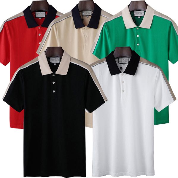 men's polos stylist shirts luxury italy men polo blouse 2022 designer clothes short sleeve fashion mens summer t shirt asian size m-3xl, White;black
men's polos stylist shirts luxury italy men polo blouse 2022 designer clothes short sleeve fashion mens summer t shirt asian size m-3xl, White;black