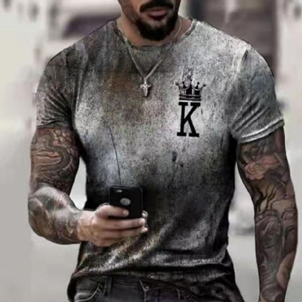 king style men's 3d printed t-shirt visual impact party shirt punk gothic round neck high-quality american muscle style short sleeves, Black;green
king style men's 3d printed t-shirt visual impact party shirt punk gothic round neck high-quality american muscle style short sleeves, Black;green