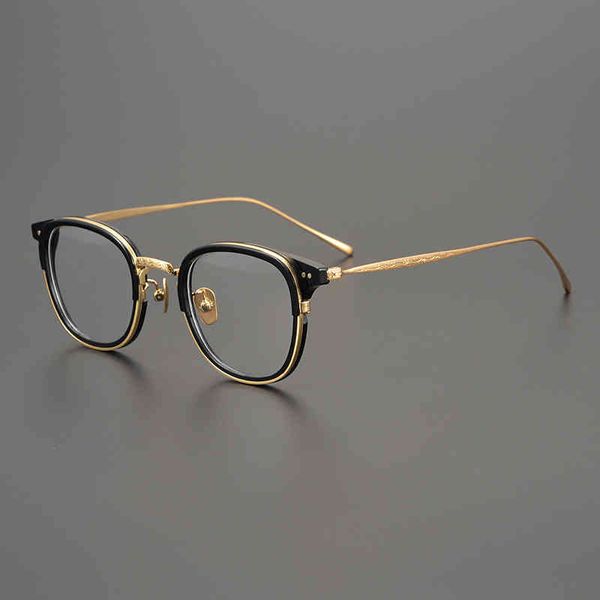 carved pure titanium ultra light spectacle frame myopic men's handmade fashion star titanium frame women's fashion, White;black
carved pure titanium ultra light spectacle frame myopic men's handmade fashion star titanium frame women's fashion, White;black