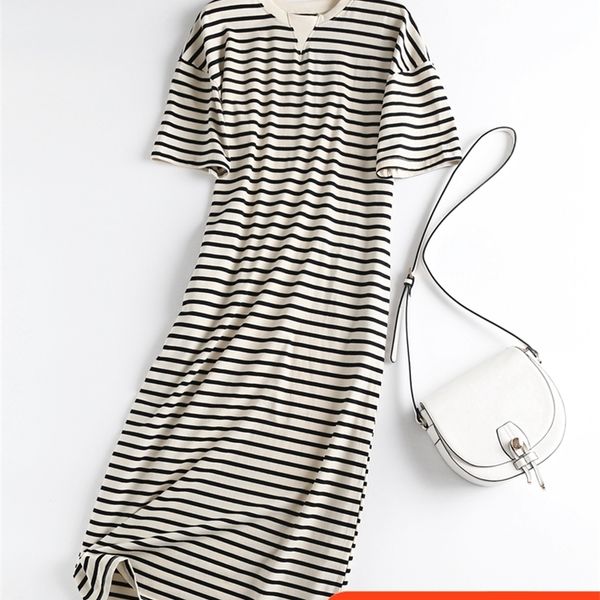 tangada summer women striped print cotton midi dress side pocket short sleeve ladies sundress 6d57 220628, Black;gray
tangada summer women striped print cotton midi dress side pocket short sleeve ladies sundress 6d57 220628, Black;gray