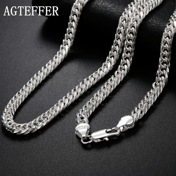 agteffer 925 sterling silver 20 22 24 inch 6mm side chain necklace for woman man fashion charm jewelry gift 220722
agteffer 925 sterling silver 20 22 24 inch 6mm side chain necklace for woman man fashion charm jewelry gift 220722