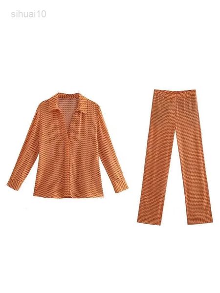 2022 summer women plaid sets long pants suits popkin blouse shirt wide pipes pants female clothing 2 piece ladies loose l220725, White
2022 summer women plaid sets long pants suits popkin blouse shirt wide pipes pants female clothing 2 piece ladies loose l220725, White