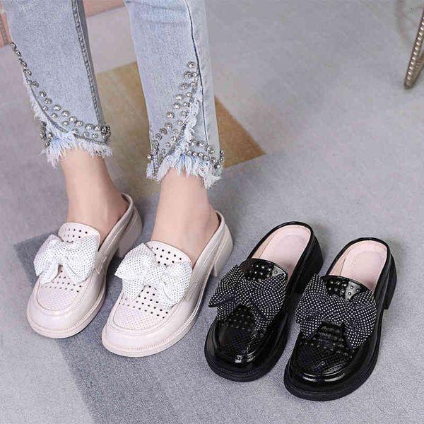 slippers summer british style women's slippers college large flower single shoes round head low heel lefu sandals dq9f, Black
slippers summer british style women's slippers college large flower single shoes round head low heel lefu sandals dq9f, Black