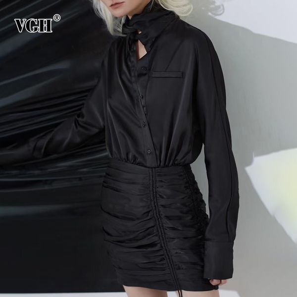 white ruched slim shirt dress for women lapel long sleeve high waist drawstring bodycon mini dresses female spring 210507, Black;gray
white ruched slim shirt dress for women lapel long sleeve high waist drawstring bodycon mini dresses female spring 210507, Black;gray