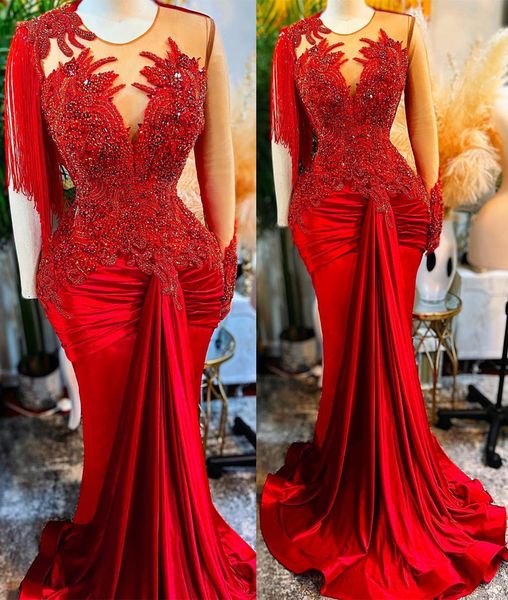 2022 plus size arabic aso ebi red luxurious prom dresses sheer neck lace evening formal party second reception birthday engagement gowns dre, Black
2022 plus size arabic aso ebi red luxurious prom dresses sheer neck lace evening formal party second reception birthday engagement gowns dre, Black