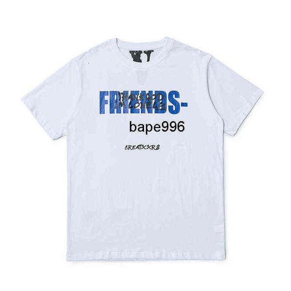 fashion brand vloness co branded friends big v hip hop high street men's and women's short sleeve t-shirts, White;black
fashion brand vloness co branded friends big v hip hop high street men's and women's short sleeve t-shirts, White;black