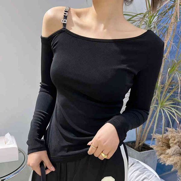 women's t-shirt aw king ss spring and summer chinese communist party diamond inlaid letter off shoulder sweater celebrities have been l, White
women's t-shirt aw king ss spring and summer chinese communist party diamond inlaid letter off shoulder sweater celebrities have been l, White