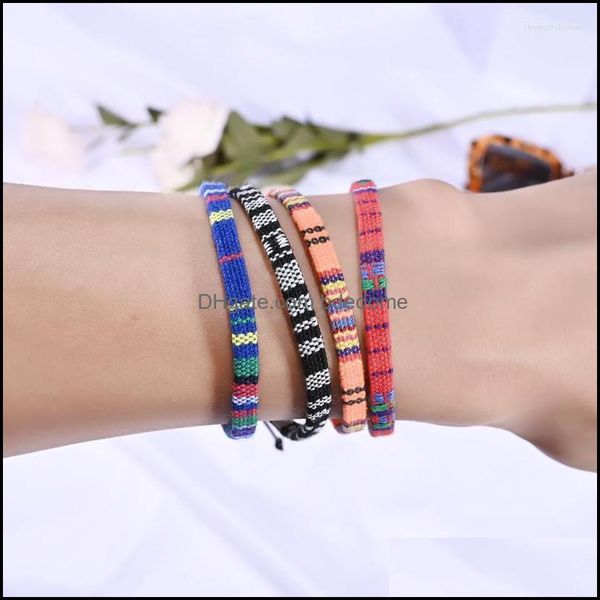 charm bracelets jewelry beach style bohemian retro ethnic braided bracelet handmade rainbow colorf friends dhdag, Golden;silver
charm bracelets jewelry beach style bohemian retro ethnic braided bracelet handmade rainbow colorf friends dhdag, Golden;silver