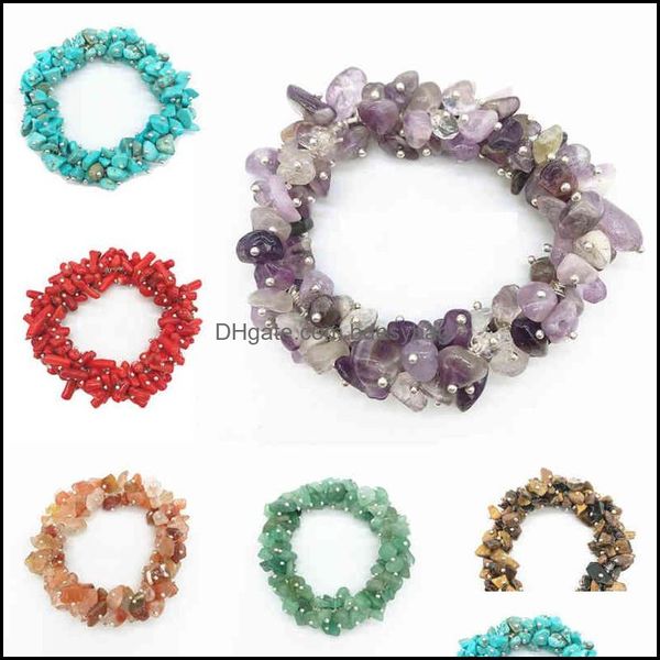 charm bracelets jewelry irregar natural crystals stone gravel beads s for women men tiger eye red coral bracelet drop delivery 2021 k0r2q, Golden;silver
charm bracelets jewelry irregar natural crystals stone gravel beads s for women men tiger eye red coral bracelet drop delivery 2021 k0r2q, Golden;silver