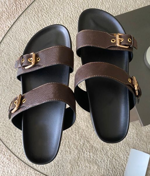 classic luxury designer sandals ladies brown flower leather slide cool gold buckles sandal women summer slippers with box, Black
classic luxury designer sandals ladies brown flower leather slide cool gold buckles sandal women summer slippers with box, Black