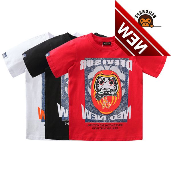bell & bap summer middle and large children's fashion br wear evisur dharma patch cartoon short sleeve boys, White;black
bell & bap summer middle and large children's fashion br wear evisur dharma patch cartoon short sleeve boys, White;black