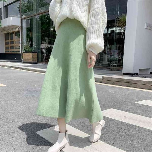 autumn winter high waist slim stretch knit skirt thickened large size wild women a-line woolen long 210527, Black
autumn winter high waist slim stretch knit skirt thickened large size wild women a-line woolen long 210527, Black