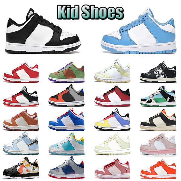 classic kid shoes casual children preschool ps baby designer sneaker trainers toddler girl tod pour enfant sapatos infantis white black unc