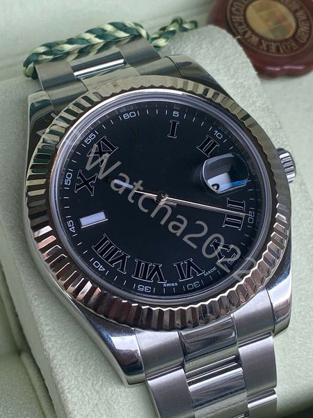 zp factory watch outlet rome 41mm 904l stainless steel luxury men's watchs 126334 116334 double waterproof japan 2813 movement designer, Slivery;brown
zp factory watch outlet rome 41mm 904l stainless steel luxury men's watchs 126334 116334 double waterproof japan 2813 movement designer, Slivery;brown