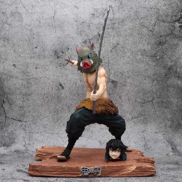 huiya01 28cm hashibira inosuke anime demon slayer kimetsu no yaiba pvc japan action figure hand-made model ornaments exchanged 2 heads g0911
huiya01 28cm hashibira inosuke anime demon slayer kimetsu no yaiba pvc japan action figure hand-made model ornaments exchanged 2 heads g0911