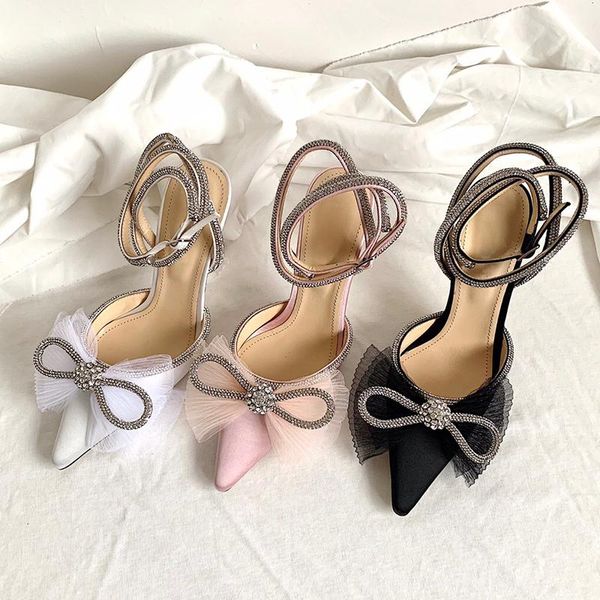 heels mach stiletto heels sandals satin mesh bow pumps crystal embellished rhinestone evening shoes luxury designers ankle strap dress shoe, Black
heels mach stiletto heels sandals satin mesh bow pumps crystal embellished rhinestone evening shoes luxury designers ankle strap dress shoe, Black
