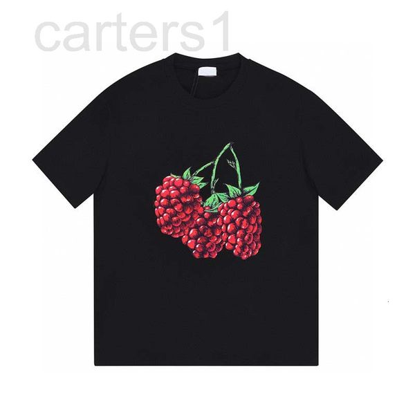 women's t-shirt designer correct and tested la new harvest fruit series raspberry print pattern men's women's same short slee, White
women's t-shirt designer correct and tested la new harvest fruit series raspberry print pattern men's women's same short slee, White
