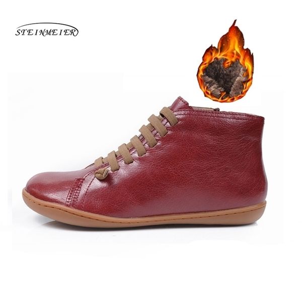 women winter boots genuine sheepskin leather flat spring shoes casual boots botas mujer barefoot woman sneakers boots shoes 201104, Black
women winter boots genuine sheepskin leather flat spring shoes casual boots botas mujer barefoot woman sneakers boots shoes 201104, Black