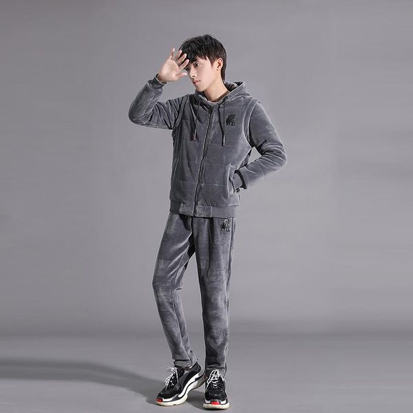 men's tracksuits men's tracksuits male-set sweater pants warm vest and jogging suit man casual sets outwear two-piece jacket+pants, Gray
men's tracksuits men's tracksuits male-set sweater pants warm vest and jogging suit man casual sets outwear two-piece jacket+pants, Gray