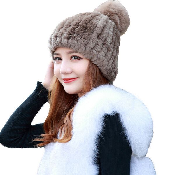 real rex rabbit fur hats women winter warm beanie cap high elastic tight woven, Blue;gray
real rex rabbit fur hats women winter warm beanie cap high elastic tight woven, Blue;gray