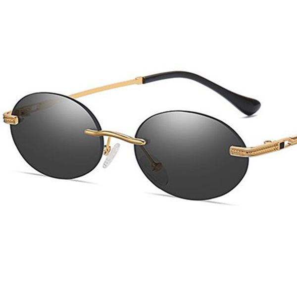 new punk sunglasses rimless sun glasses oval adumbral anti-uv spectacles alloytemples eyeglasses personality ornamental, White;black
new punk sunglasses rimless sun glasses oval adumbral anti-uv spectacles alloytemples eyeglasses personality ornamental, White;black