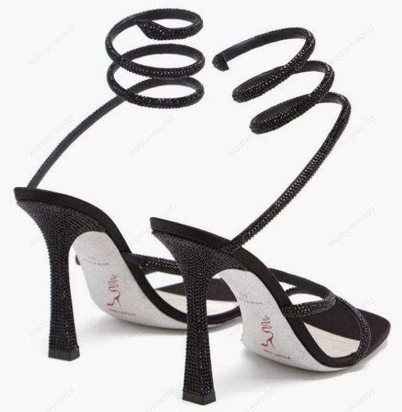 rene caovilla 10cm stiletto high heel sandals crystal karung black snakelike twining rhinestone sandals women summer thick heels shoes large
rene caovilla 10cm stiletto high heel sandals crystal karung black snakelike twining rhinestone sandals women summer thick heels shoes large