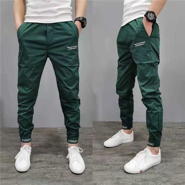 summer thin casual pants men's fashion korean spiritual guy legged harlan pants version quick drying sports leggings, Black
summer thin casual pants men's fashion korean spiritual guy legged harlan pants version quick drying sports leggings, Black