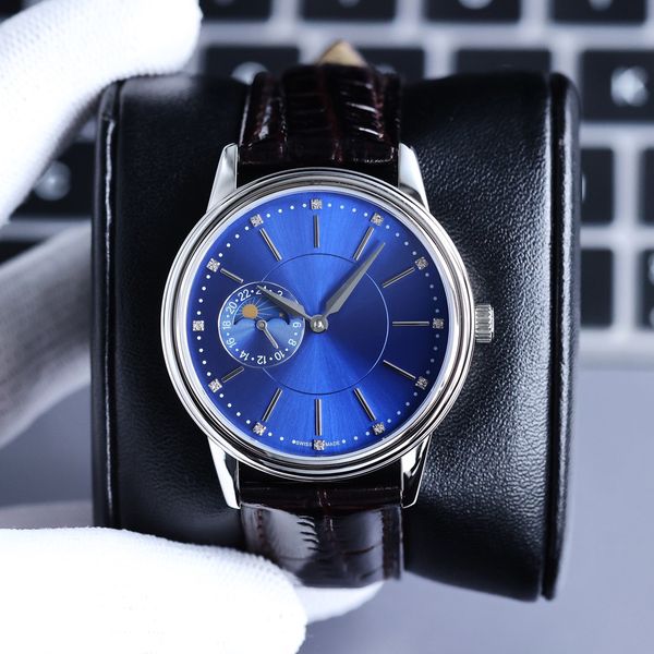men's watch mechanical self-winding movement leather strap sapphire mirror stainless steel case ceramic dial surface diameter 39.5 thic, Slivery;brown
men's watch mechanical self-winding movement leather strap sapphire mirror stainless steel case ceramic dial surface diameter 39.5 thic, Slivery;brown