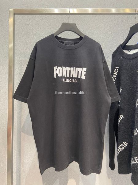 men's t-shirts paris fashion brand os version fortress night embroidered letters round neck short sleeve t-shirt tee men's and wom, White;black
men's t-shirts paris fashion brand os version fortress night embroidered letters round neck short sleeve t-shirt tee men's and wom, White;black