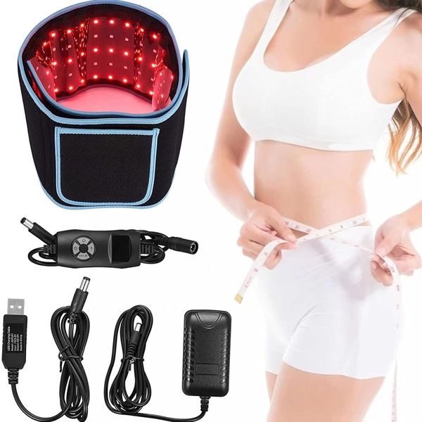 waist fitness slimmer belt red light infrared led therapy light exercise lumbar waist trainer for men women
waist fitness slimmer belt red light infrared led therapy light exercise lumbar waist trainer for men women