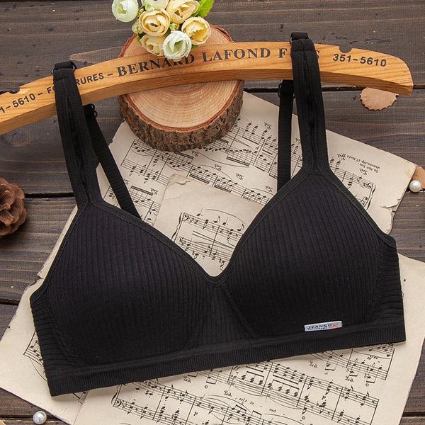 han edition contracted girl pure cotton underwear bra high school student development thin without rims together to finalize the, Red;black
han edition contracted girl pure cotton underwear bra high school student development thin without rims together to finalize the, Red;black