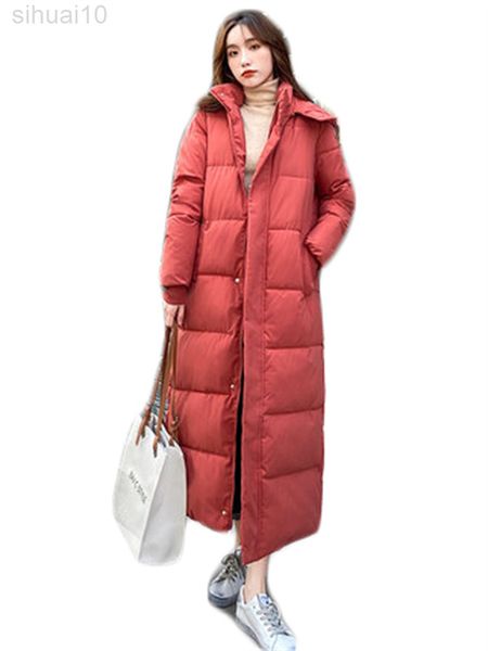 thick down cotton coat women korean loose long hooded parka 2022 winter new fashion brick red windproof warmth clothing feminina l220730, Black
thick down cotton coat women korean loose long hooded parka 2022 winter new fashion brick red windproof warmth clothing feminina l220730, Black