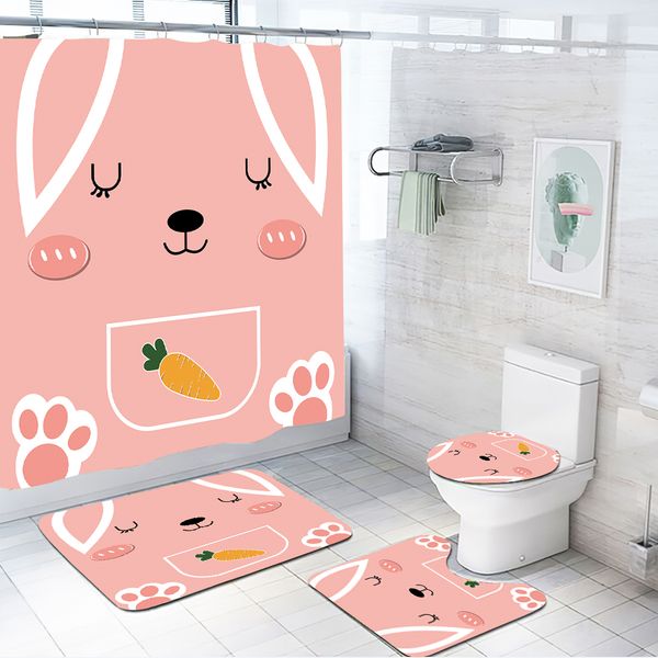 pure background cartoon pattern series 90g shower curtain lamb cashmere non slip floor mat toilet cover mat bathroom four piece set-1
pure background cartoon pattern series 90g shower curtain lamb cashmere non slip floor mat toilet cover mat bathroom four piece set-1