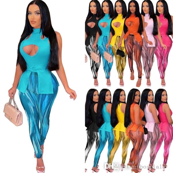 casual two piece pants set designer women clothes 2022 spring and summer hollowed out crop printed leggings outfits sportswear, White
casual two piece pants set designer women clothes 2022 spring and summer hollowed out crop printed leggings outfits sportswear, White
