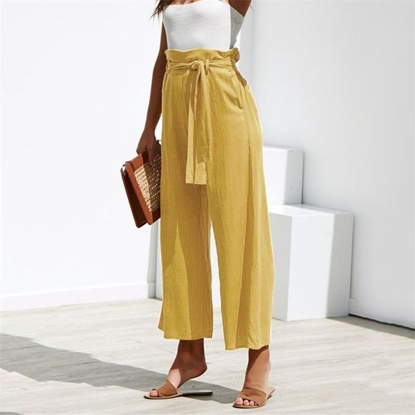 ladies casual cotton linen women high waist sashes wide leg pants summer autumn office band loose trousers women pants female 201012, Black;white
ladies casual cotton linen women high waist sashes wide leg pants summer autumn office band loose trousers women pants female 201012, Black;white