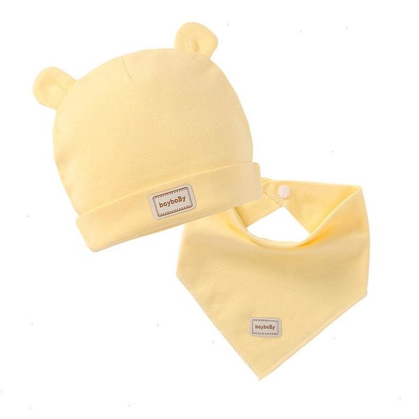 2pcs set eslatic headscarf double layer cotton baby caps amp hats with bibs for newborn infant candy color, Yellow
2pcs set eslatic headscarf double layer cotton baby caps amp hats with bibs for newborn infant candy color, Yellow