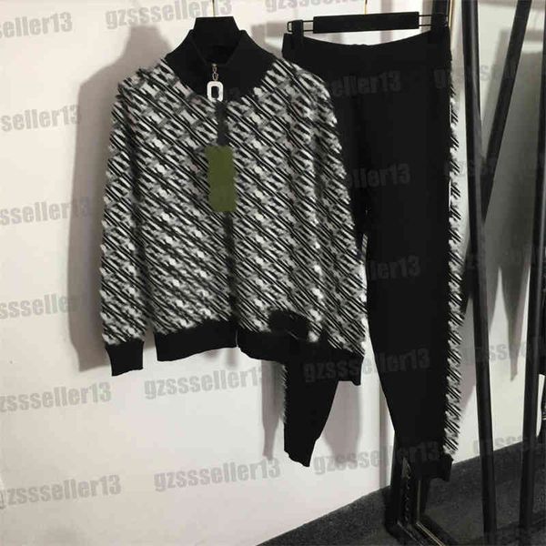 cardigan jacket designer womens tracksuits g letter argyle long-sleeved stand-up collar zipper cardigan jacket casual trousers two piece set, Gray
cardigan jacket designer womens tracksuits g letter argyle long-sleeved stand-up collar zipper cardigan jacket casual trousers two piece set, Gray
