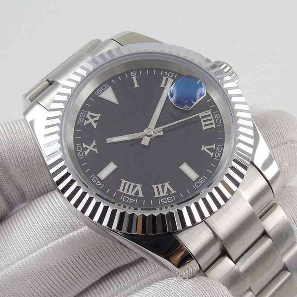 sapphire silver dial wristwatches glass roman number 40mm luminous miyota 8215 automatic movement men's watchlz7g, Slivery;brown
sapphire silver dial wristwatches glass roman number 40mm luminous miyota 8215 automatic movement men's watchlz7g, Slivery;brown