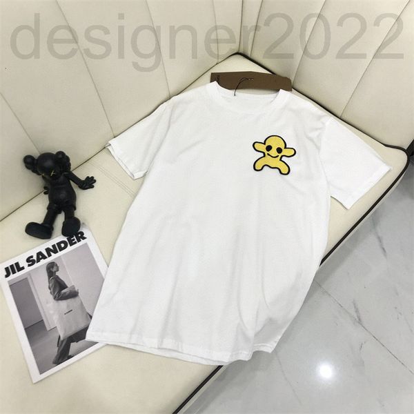 women's t-shirt designer sharp goods high-end net red early spring cartoon embroidery loose round neck fashion short sleeve t-shirt for, White
women's t-shirt designer sharp goods high-end net red early spring cartoon embroidery loose round neck fashion short sleeve t-shirt for, White