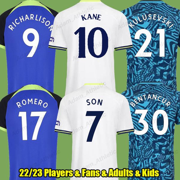 kane richarlison soccer jerseys 22 23 son romero kulusevski football shirts player version bentancur sessegnon sanchez jersey men kids kit, Black;yellow
kane richarlison soccer jerseys 22 23 son romero kulusevski football shirts player version bentancur sessegnon sanchez jersey men kids kit, Black;yellow
