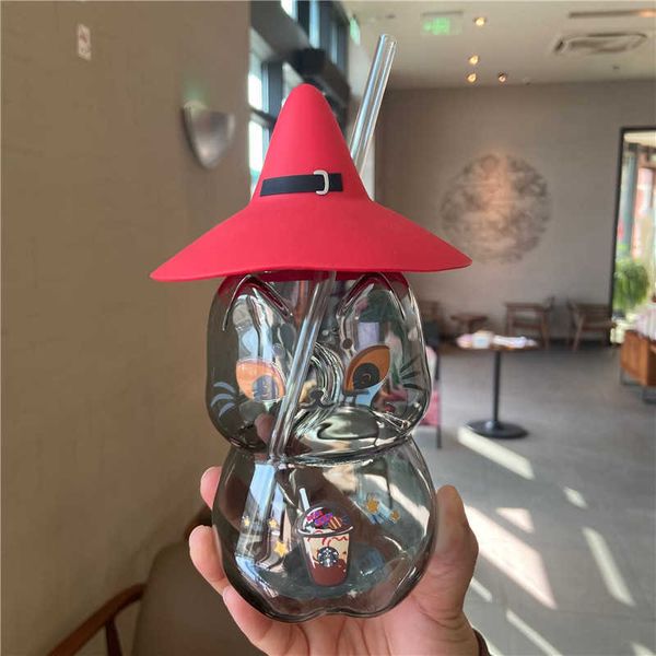 starbucks cup black cat hat glass straw cup cartoon cute heat-resistant deskwater cup halloween gift
starbucks cup black cat hat glass straw cup cartoon cute heat-resistant deskwater cup halloween gift