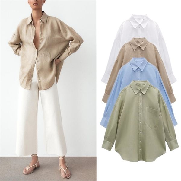 pb&zaspring womens versatile long sleeve lapel front patch pockets side slit hem buttoned closure linen shirt 220618, White
pb&zaspring womens versatile long sleeve lapel front patch pockets side slit hem buttoned closure linen shirt 220618, White