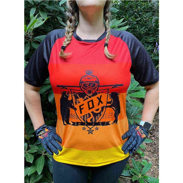 2022 women enduro jersey short sleeve motocross downhill shirts mountain bike moto clothing mx summer mtb t-shirt ladies, White
2022 women enduro jersey short sleeve motocross downhill shirts mountain bike moto clothing mx summer mtb t-shirt ladies, White
